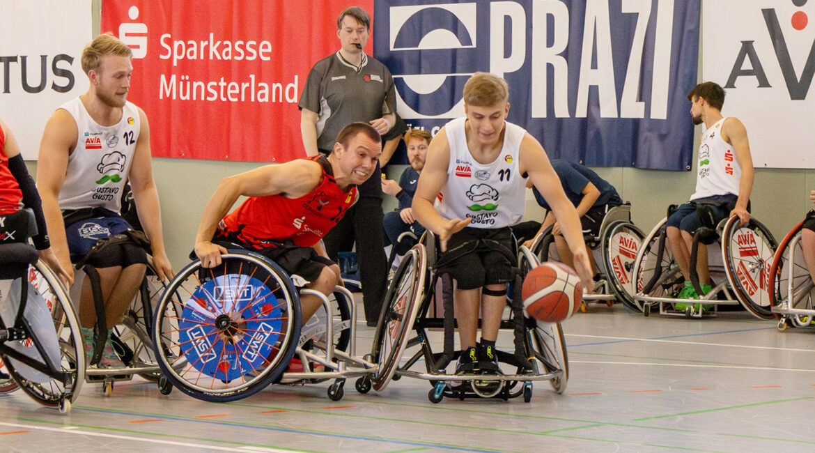 Maximilian. Lammering im Spiel gegen die Dolphins Trier. | Foto: Gregor Pleßmann