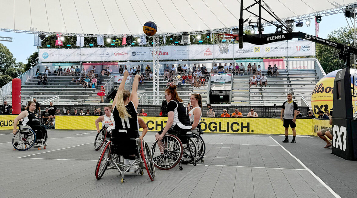 Team Germany bei der ersten 3x3 Europameisterschaft 2024 in Wien | Foto: Team Germany