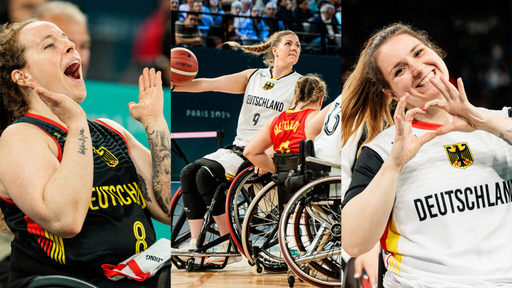 Vanessa Erskine, Amanda Fanariotis und Maya Lindholm veraschieden sich aus der Nationalmannschaft Rollstuhlbaskteball | Fotos: Steffie Wunderl