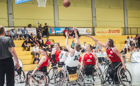 Spielszene von der Deutschen Meisterschaft der Damen in Heidelberg 2024. | Foto: RBB Archiv