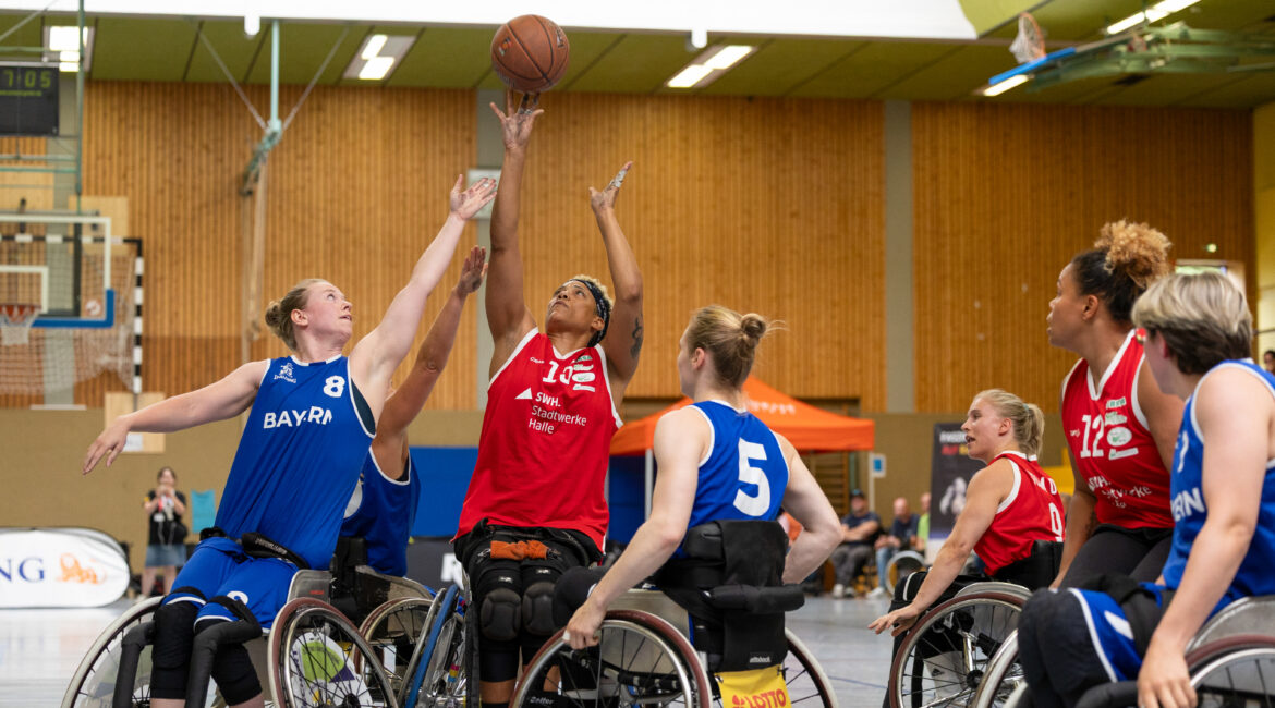 Szene aus dem Endspiel bei der Deutschen Meisterschaft der Damen in Heidelberg. | Foto: Andreas Gieser/Cheesy.photo