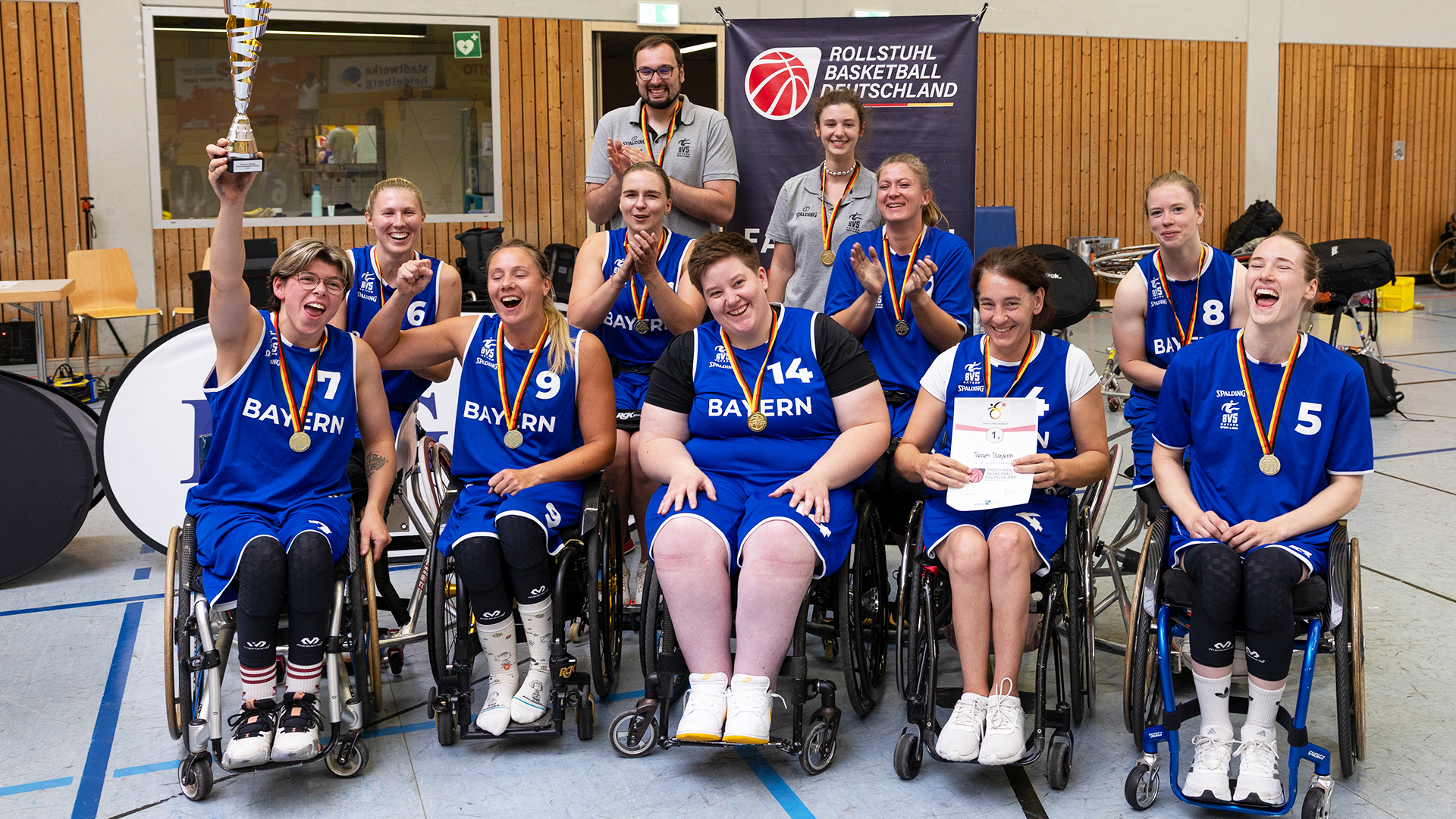 Deutscher Meister der Damen 2025: Team Bayern. | Foto: Andreas Gieser