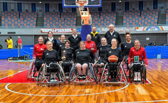 Gruppenbild der deutsche Damen-Auswahl nach dem Gewinn des Osaka Cup. Foto: Privat