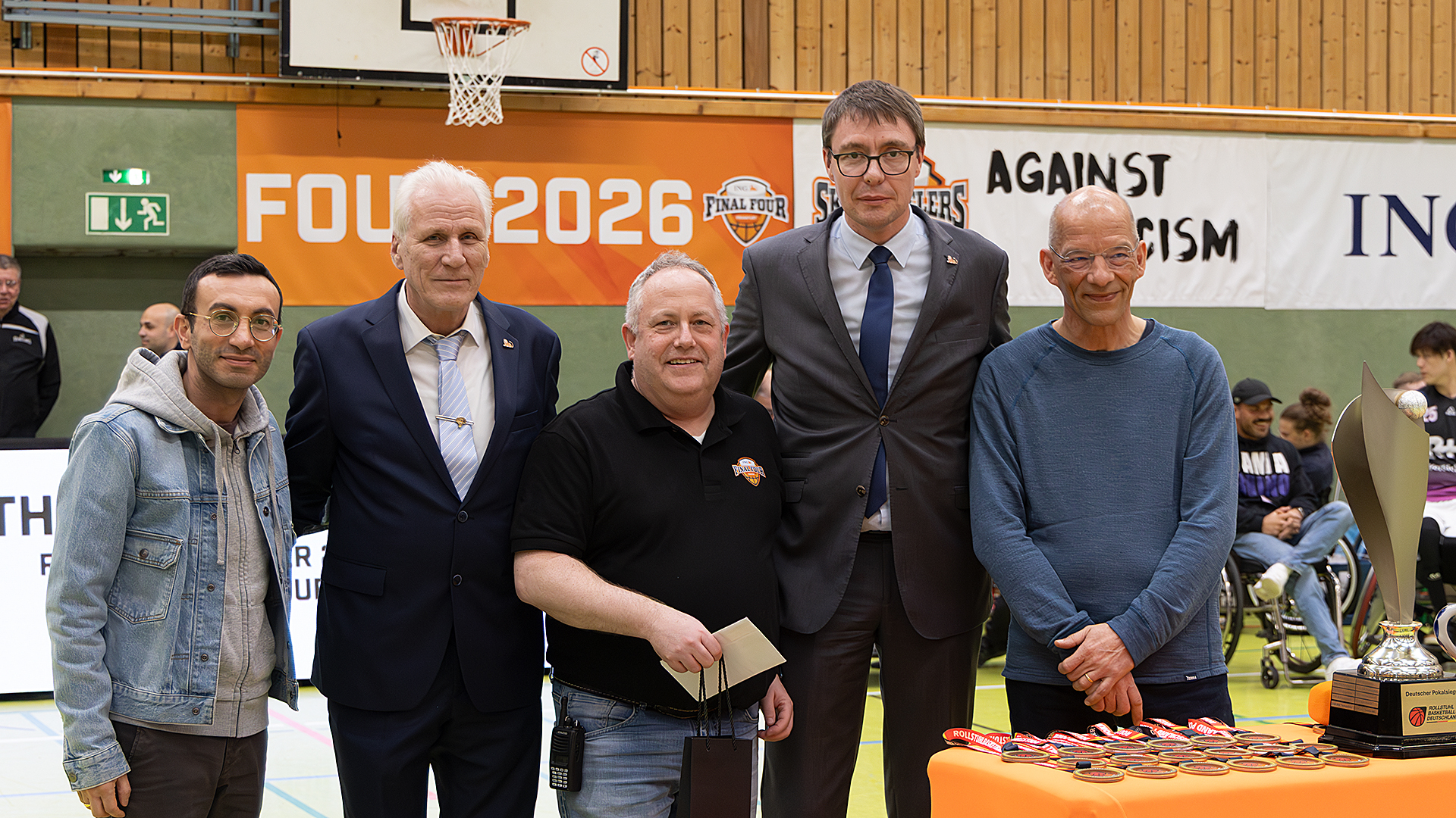 Dansagung vor der Siegerehrung. | Foto: Gregor Pleßmann