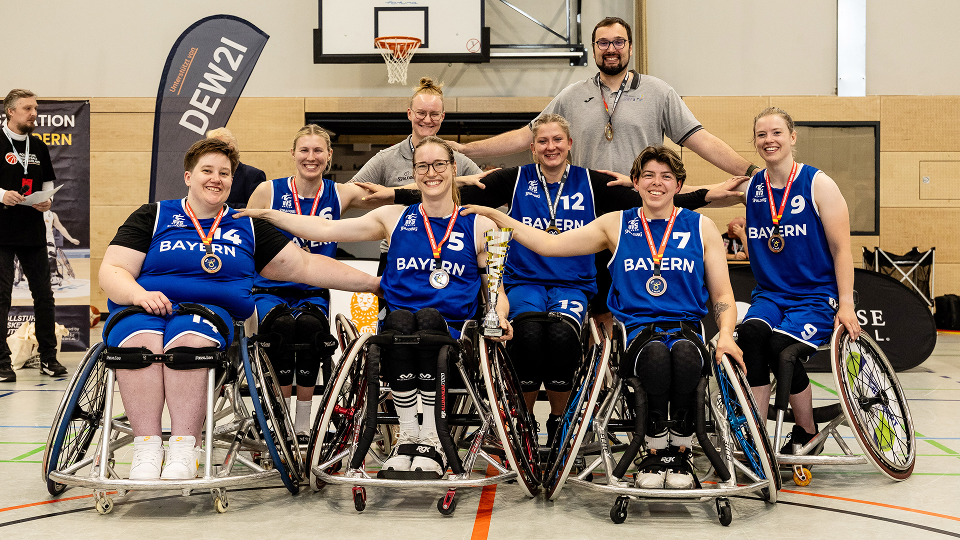 Deutscher Meister der Damen. Team Bayern. | Foto: Steffie Wunderl