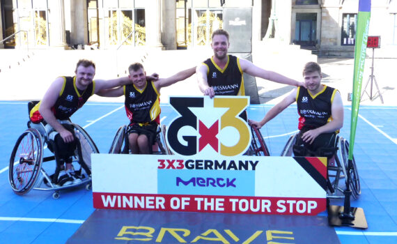 Der Sieger der 3x3 Germany Tour: Hannover United. | Foto: Jonas Theissig