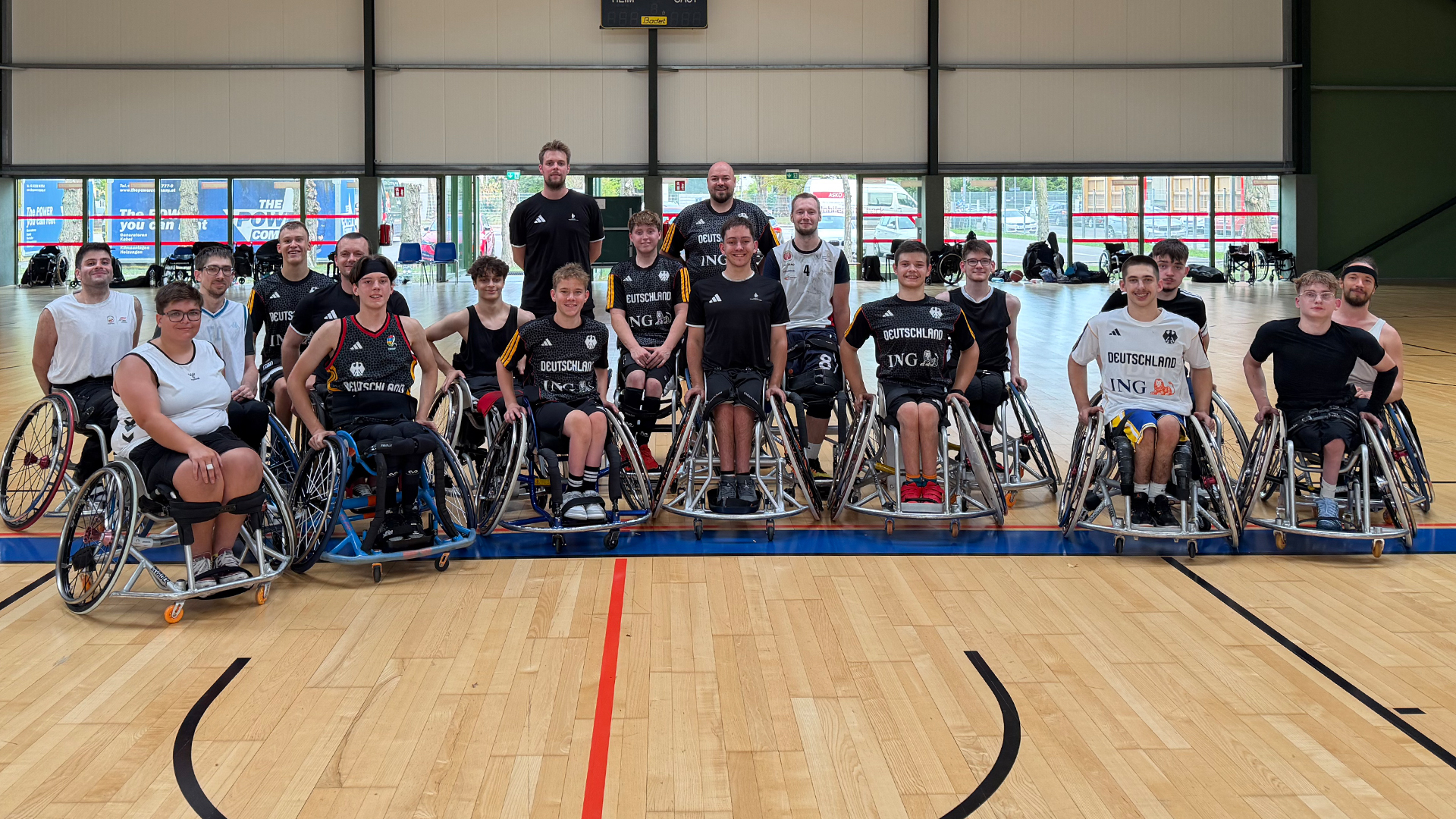 U19-Kader beim Leistungslehrgang in Wien. | Foto: Team Germany U19