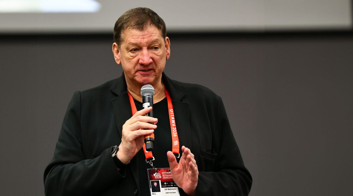 Ulf Mehrens, Präsident der IWBF. | Foto: IWBF/X-1