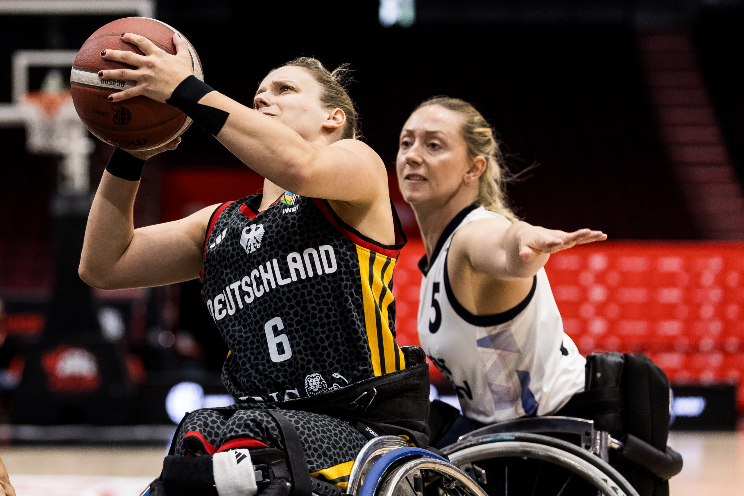Catharina Weiß im Spiel gegen die Großbritannien. | Foto: Steffie Wunderl