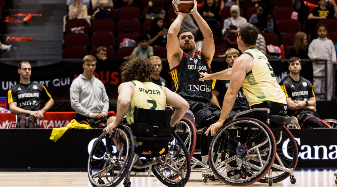 Matthias Güntner im s Spiel gegen Australien. | Foto: Steffie Wunderl