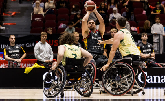 Matthias Güntner im s Spiel gegen Australien. | Foto: Steffie Wunderl