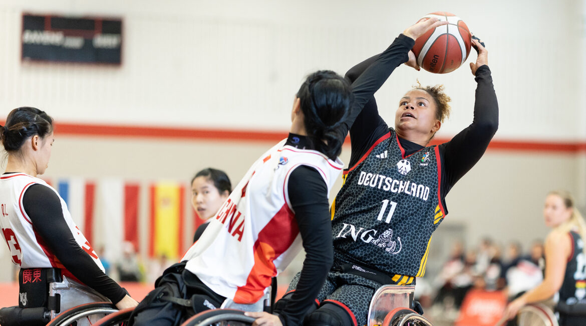 Roli-Ann Neubauer im Spiel gegen China. | Foto: clubine