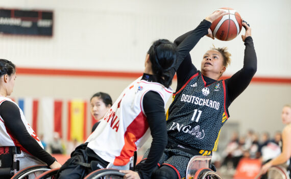 Roli-Ann Neubauer im Spiel gegen China. | Foto: clubine