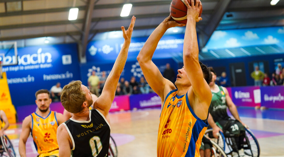 Aliaksandr Halouski von den Thuringia Bulls. | Foto: Franzi Möller