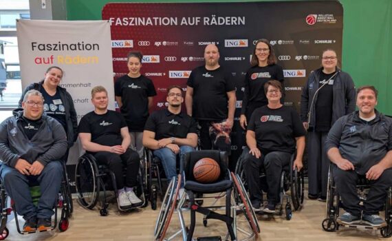 Das Team Messe auf der Rehacare. | Foto: Steffi Rabert.